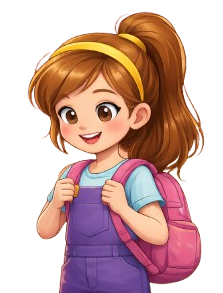 Cartoonized girl with phone